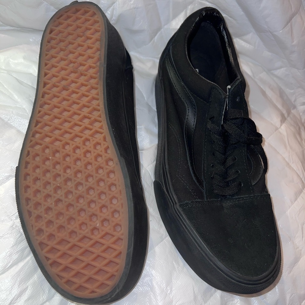 Vans Old Skool Stackform Skate Shoe - Black Monochrome